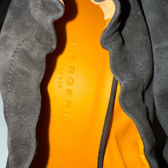 NIB Robert Clergerie Paris Black Suede Heels 8/38 - Picture 6 of 8